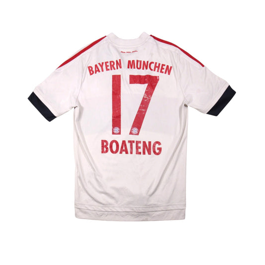 Bayern Munich 2015/16 away shirt back view with Boateng #17 print
