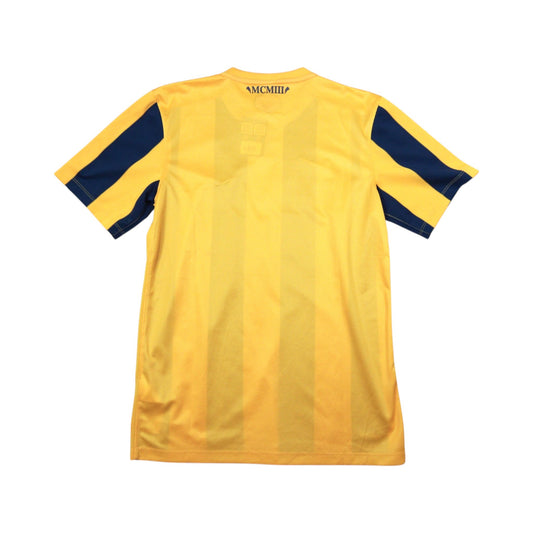 Hellas Verona 2015/16 Nike home shirt, back view showing MCMIII text beneath the collar