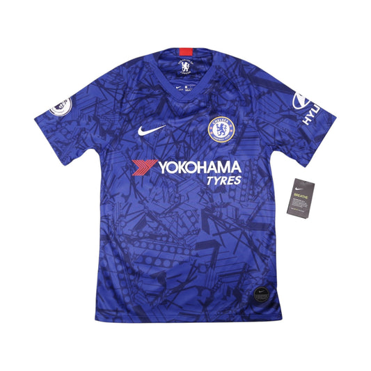 Chelsea 2019/20 home shirt front view with Yokohama Tyres sponsor and Chelsea crest
