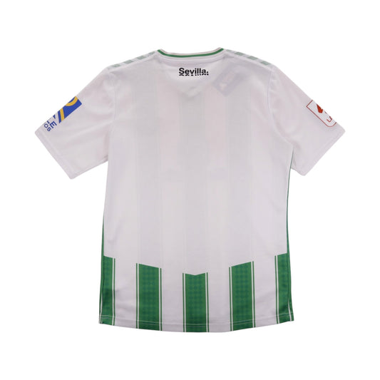 Back of 2023/24 Real Betis home shirt showing 'Real Betis Balompié' text on collar