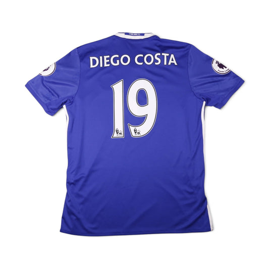 Chelsea 2016/17 home shirt back view showing Diego Costa name and number 19