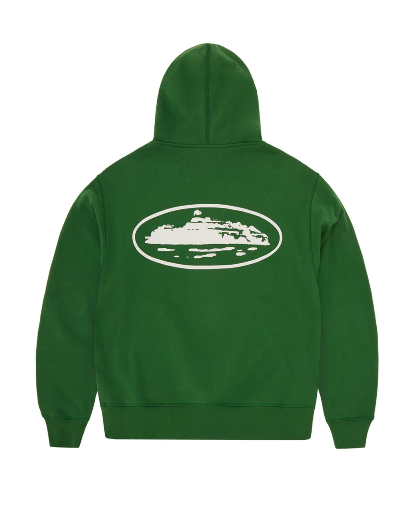 Corteiz Puff Print Zip Hoodie (Blue / Green / Navy)