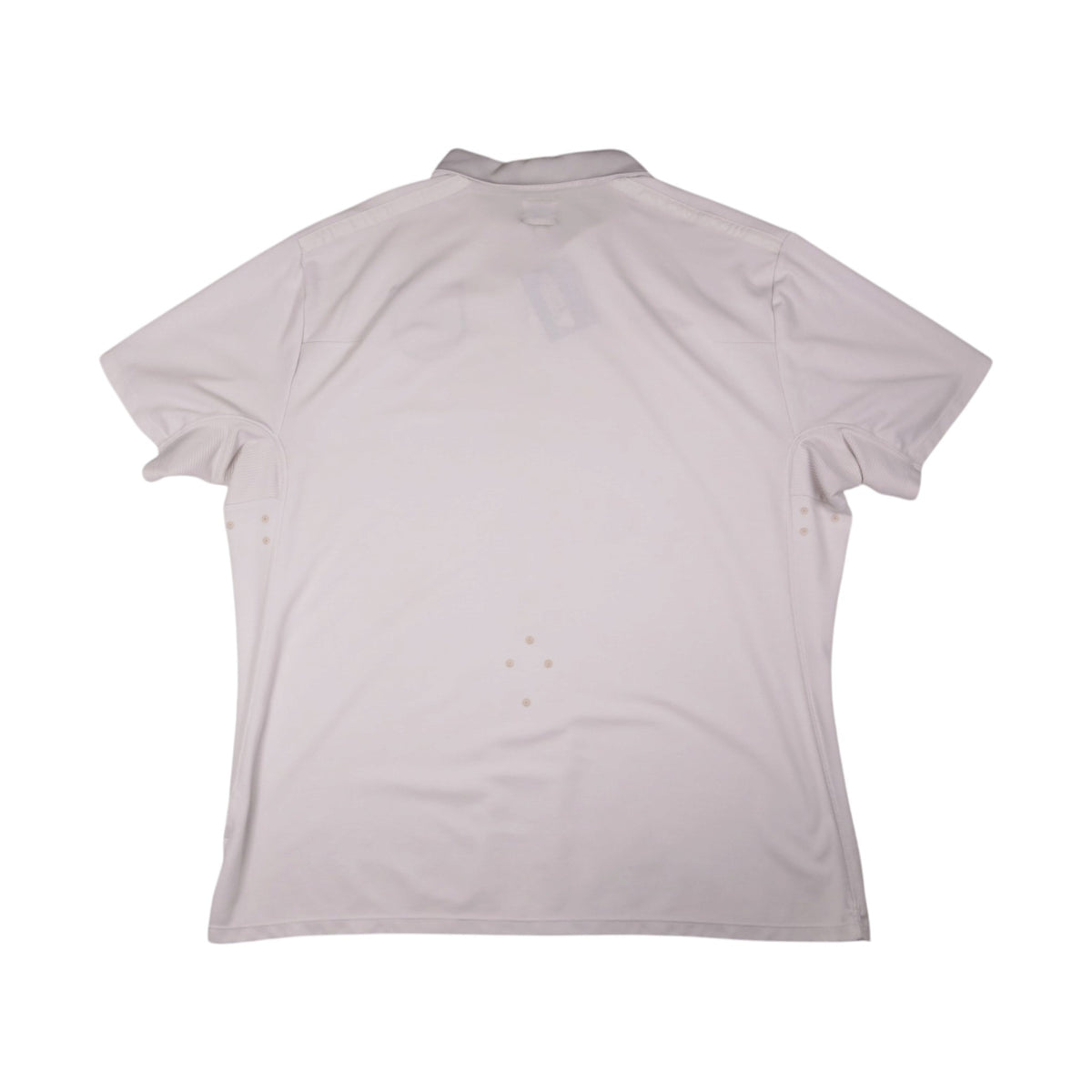 England 2009/10 home shirt back view, plain with no name or number