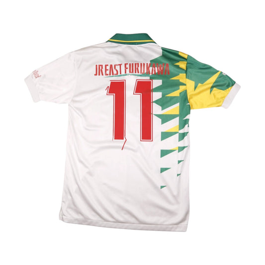 Back of 1993/94 JEF United away shirt showing number 11 and JR East Furukawa text