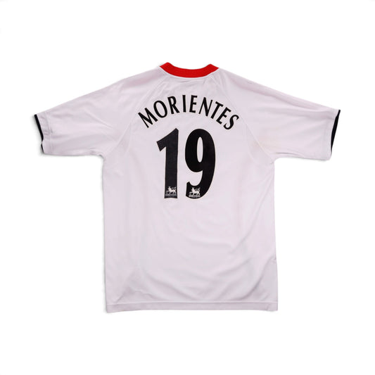 Liverpool 2005/06 away shirt back, printed Morientes and number 19