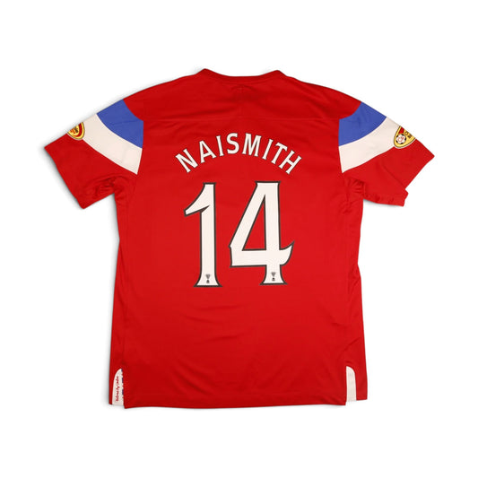 Rangers away shirt back with Naismith 14 printing