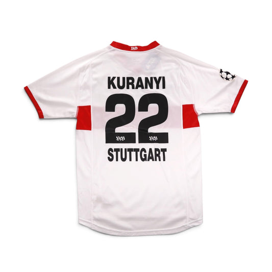 Back of VfB Stuttgart shirt showing Kuranyi 22 Stuttgart print