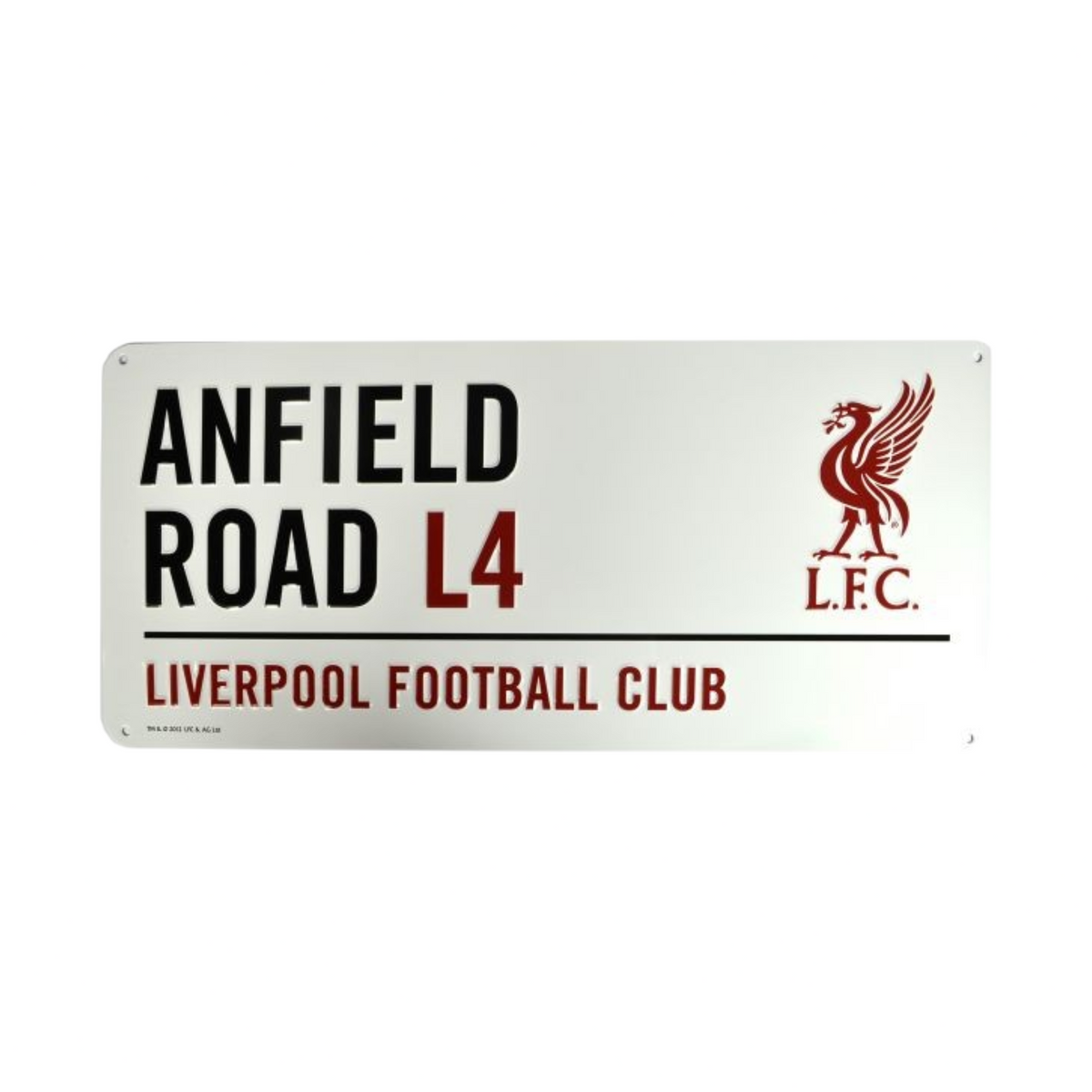 Liverpool Metal Street Sign