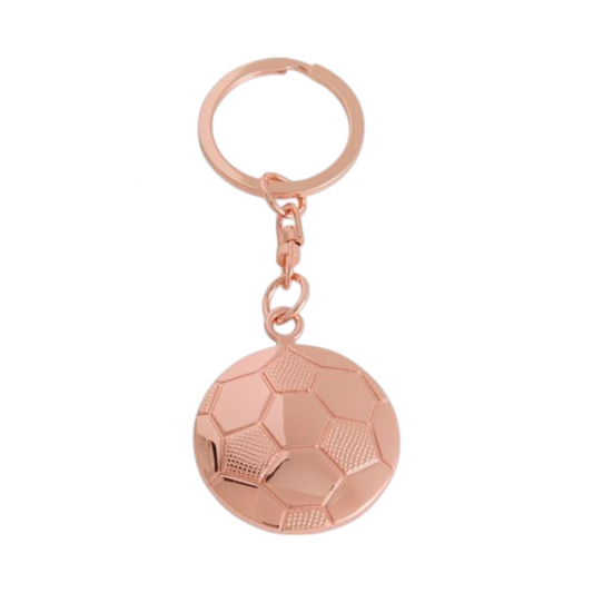 Man United Rose Gold Ball Keyring