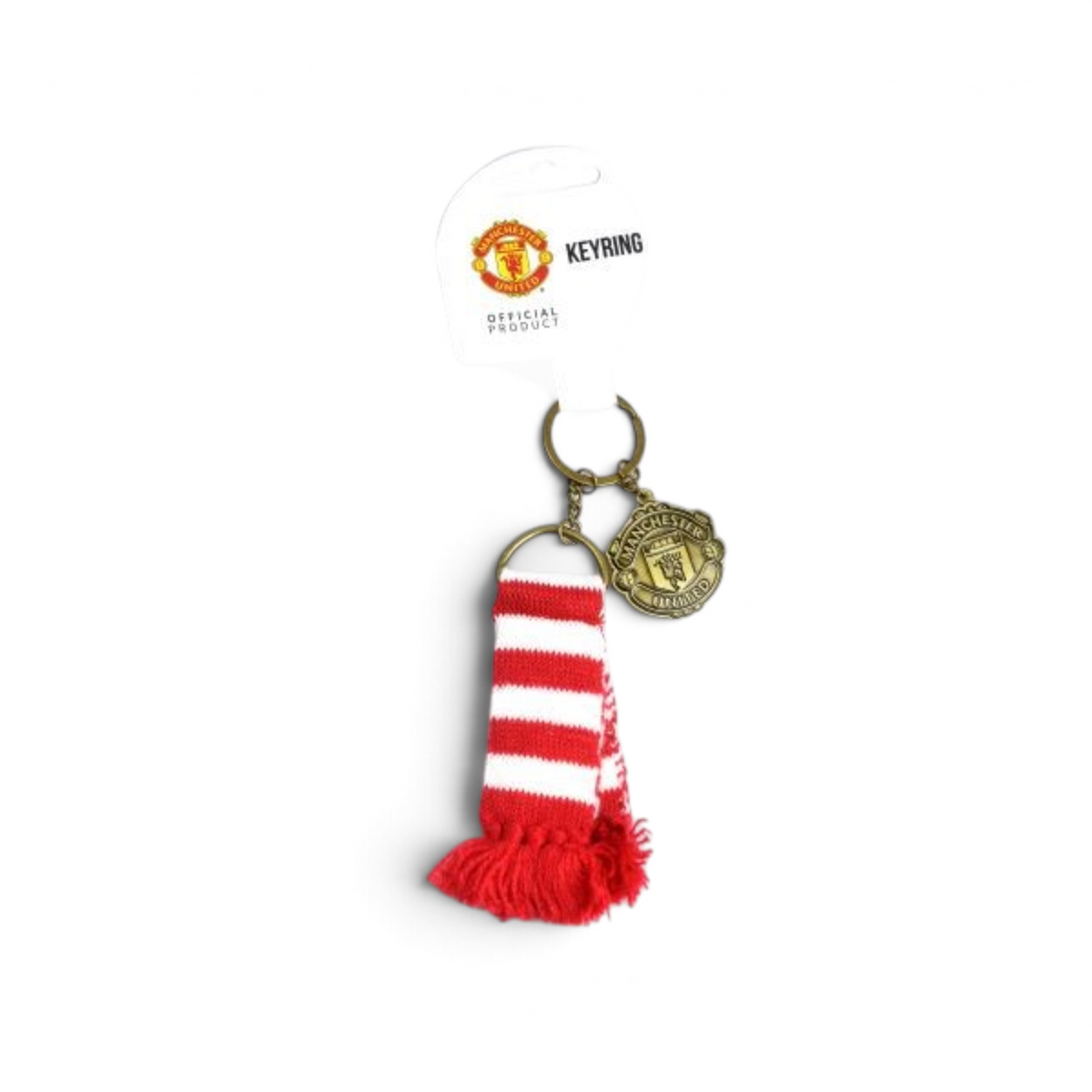 Man United Scarf Charm Keyring