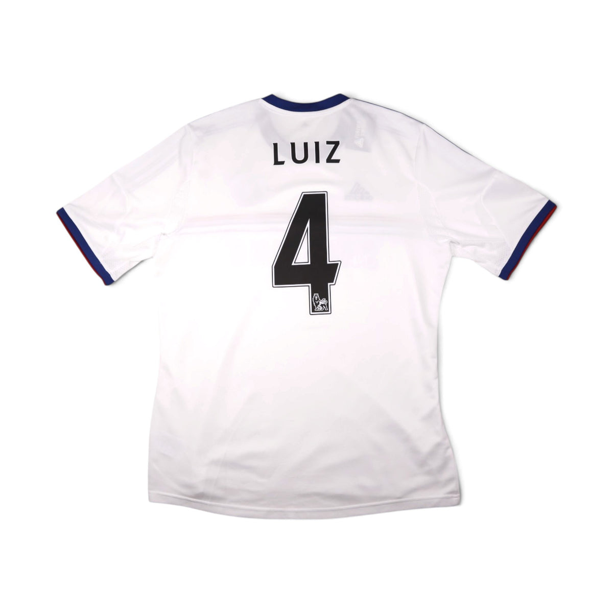 Chelsea 2013/14 away shirt back with Luiz number 4 print