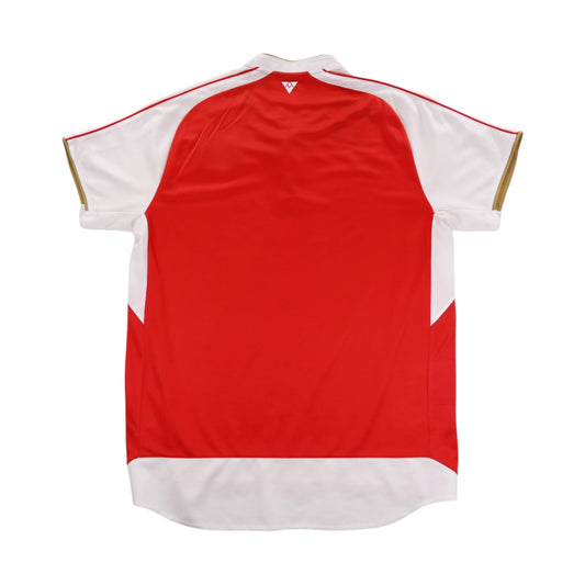 Arsenal 2016/17 home shirt back view showing red and white design