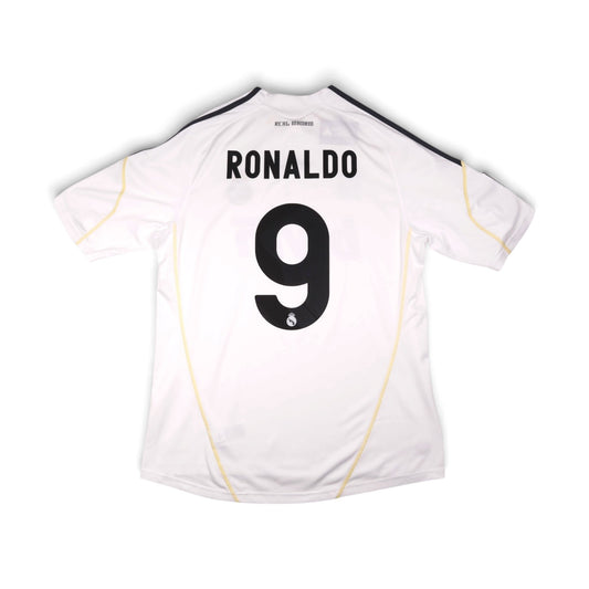 2009/10 Real Madrid home shirt back, Ronaldo number 9 print