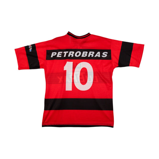 Flamengo 1999 home shirt back, Petrobras sponsor and number 10