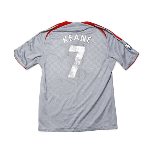 Liverpool 2008-10 third shirt back view showing Keane #7 print