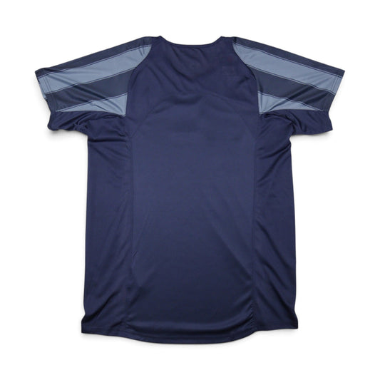 2004/05 Inter Milan third shirt back view, plain navy with grey sleeve panels