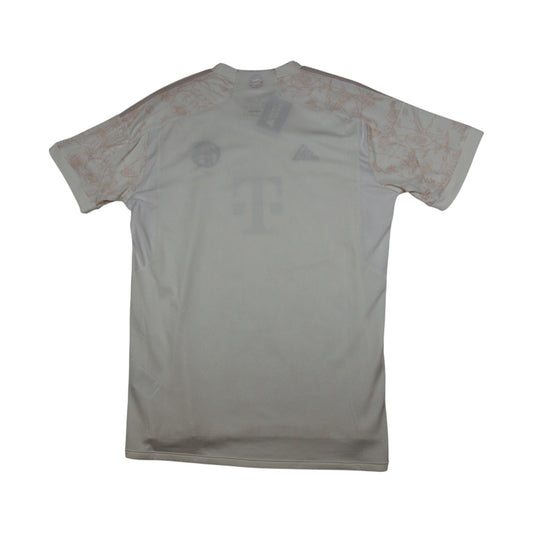 Bayern Munich 2023/24 third shirt back view, plain off-white