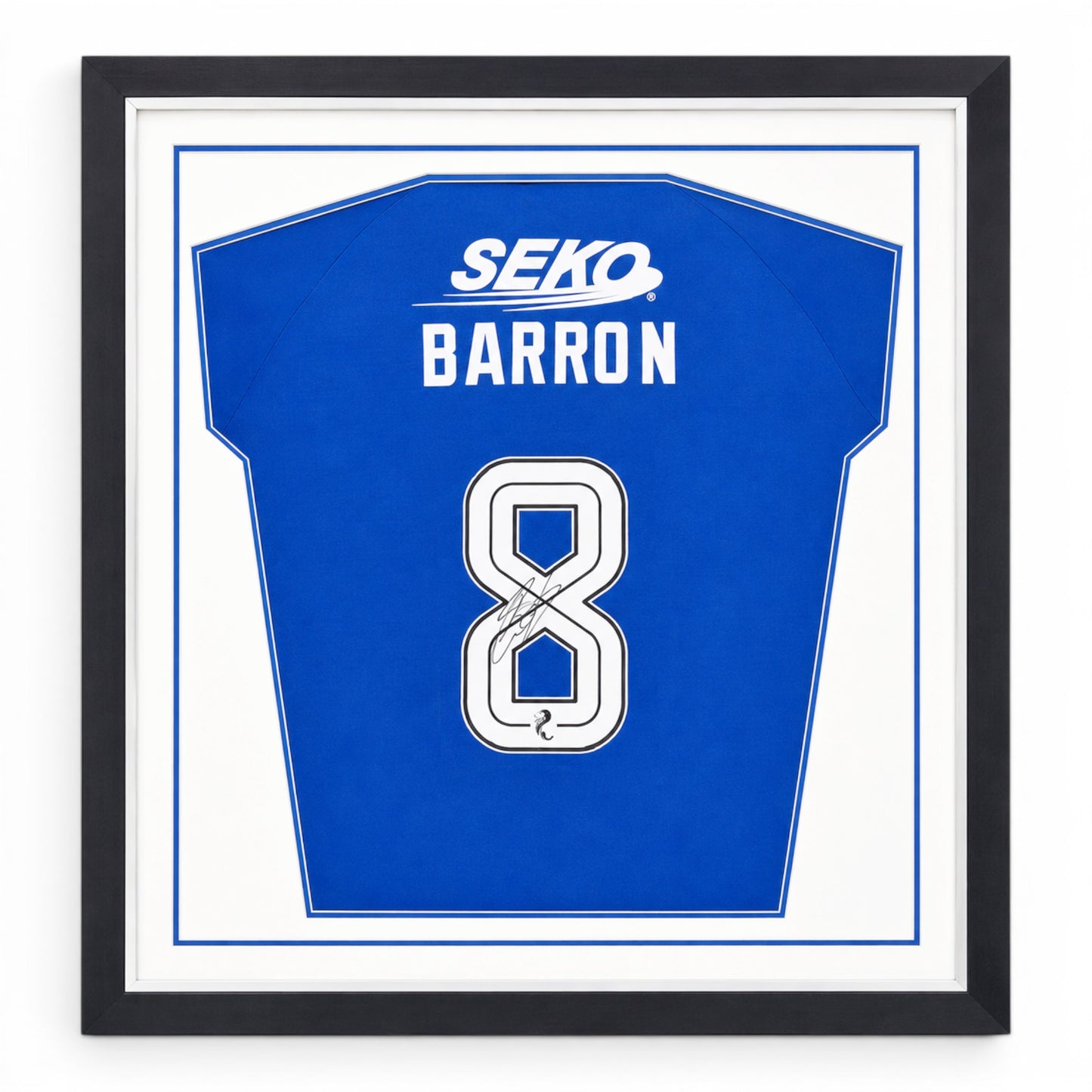 Barron Framed Signed Rangers Football Shirt 2024/25 Season