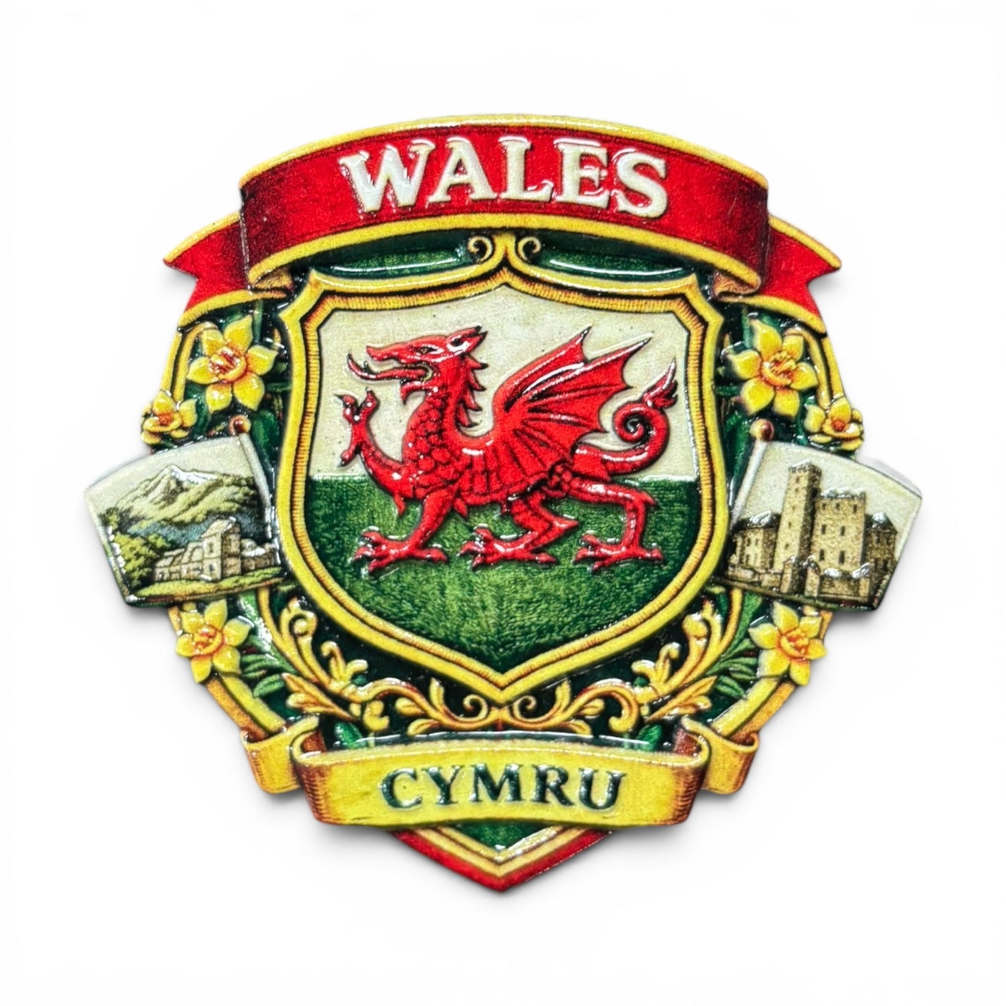 Wales Dragon Crest Magnet