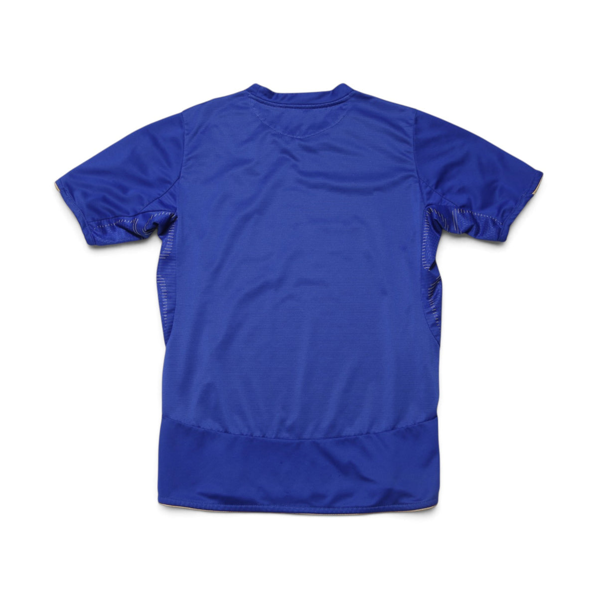 Back view of 2005-06 Chelsea home shirt in royal blue