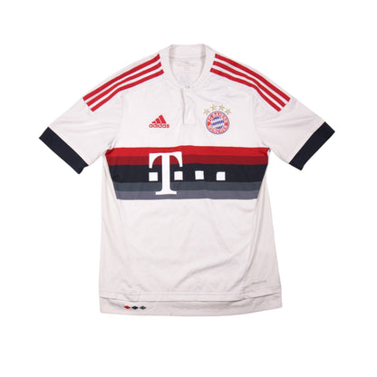 Bayern Munich 2015/16 away shirt front view with adidas and Telekom branding