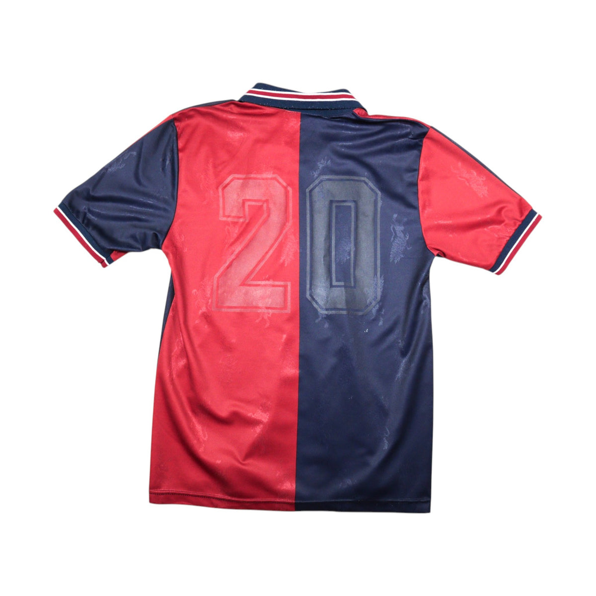 Genoa 1994/95 home shirt back view showing number 20