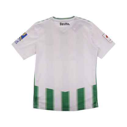 Back of 2023/24 Real Betis home shirt showing 'Real Betis Balompié' text on collar