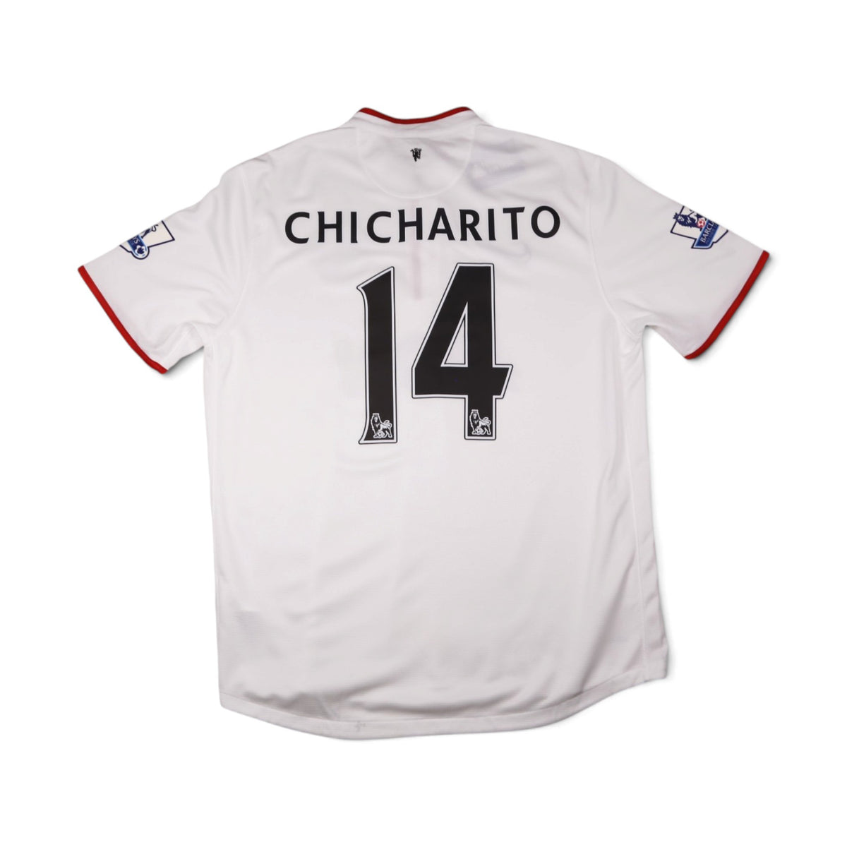 Manchester United 2012/13 away shirt back view with Chicharito 14 print