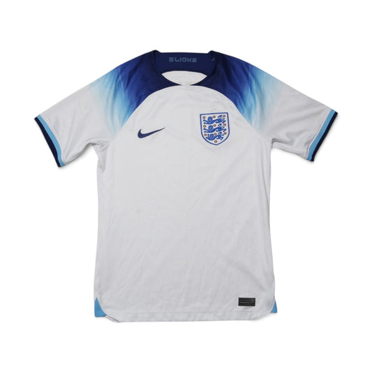 2022/23 England home shirt back view flat lay