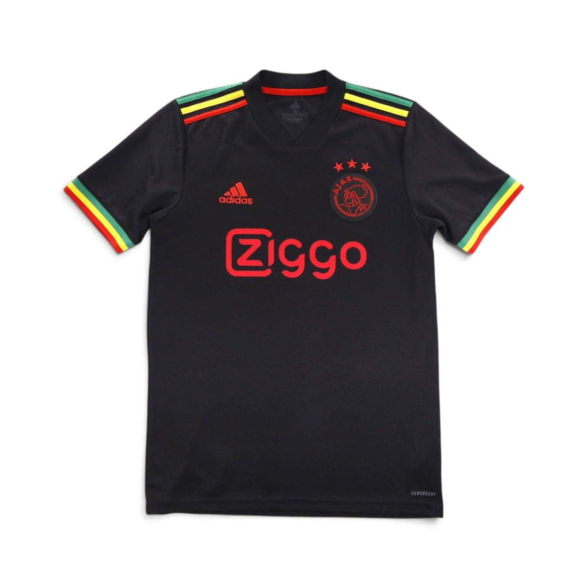 Ajax 2021/22 third shirt front view with Ziggo sponsor and adidas logo