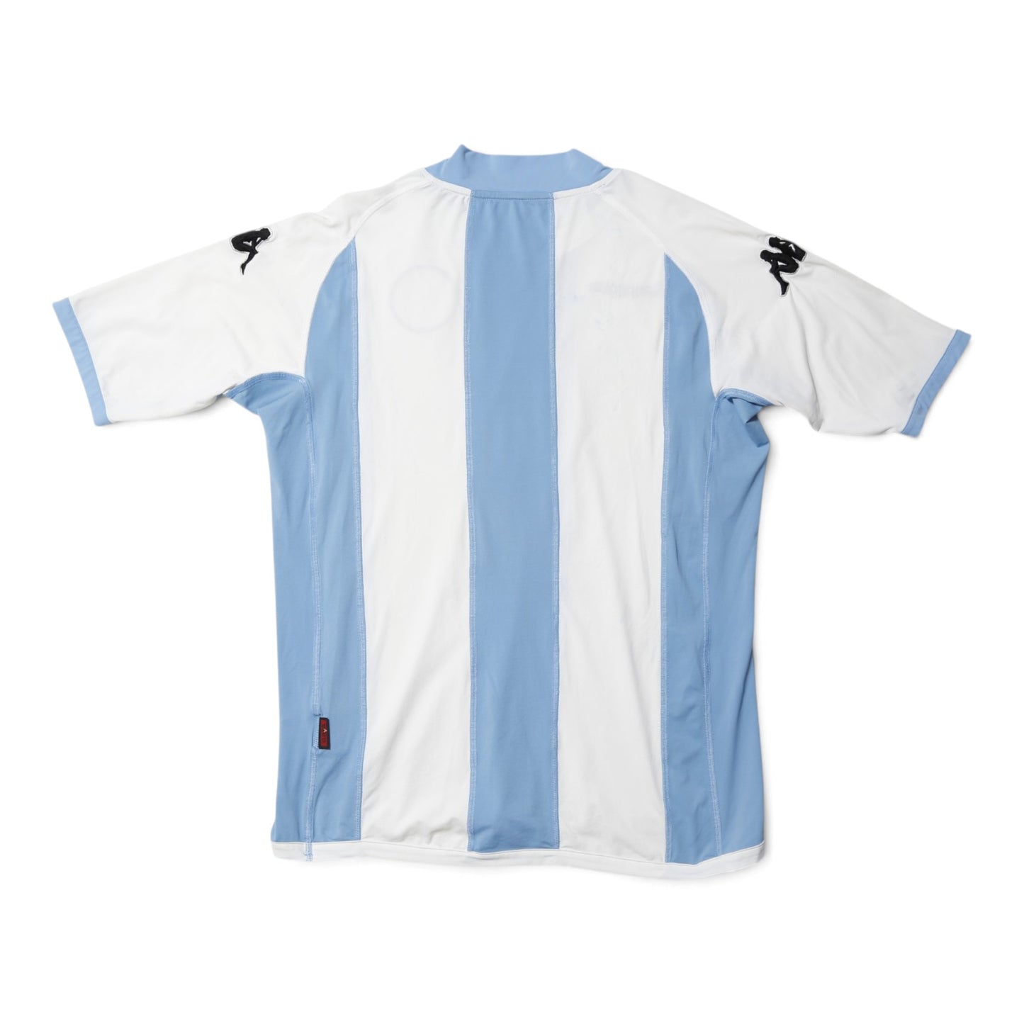 2005/06 Napoli third shirt by Kappa, back view showing plain body without printed name or number