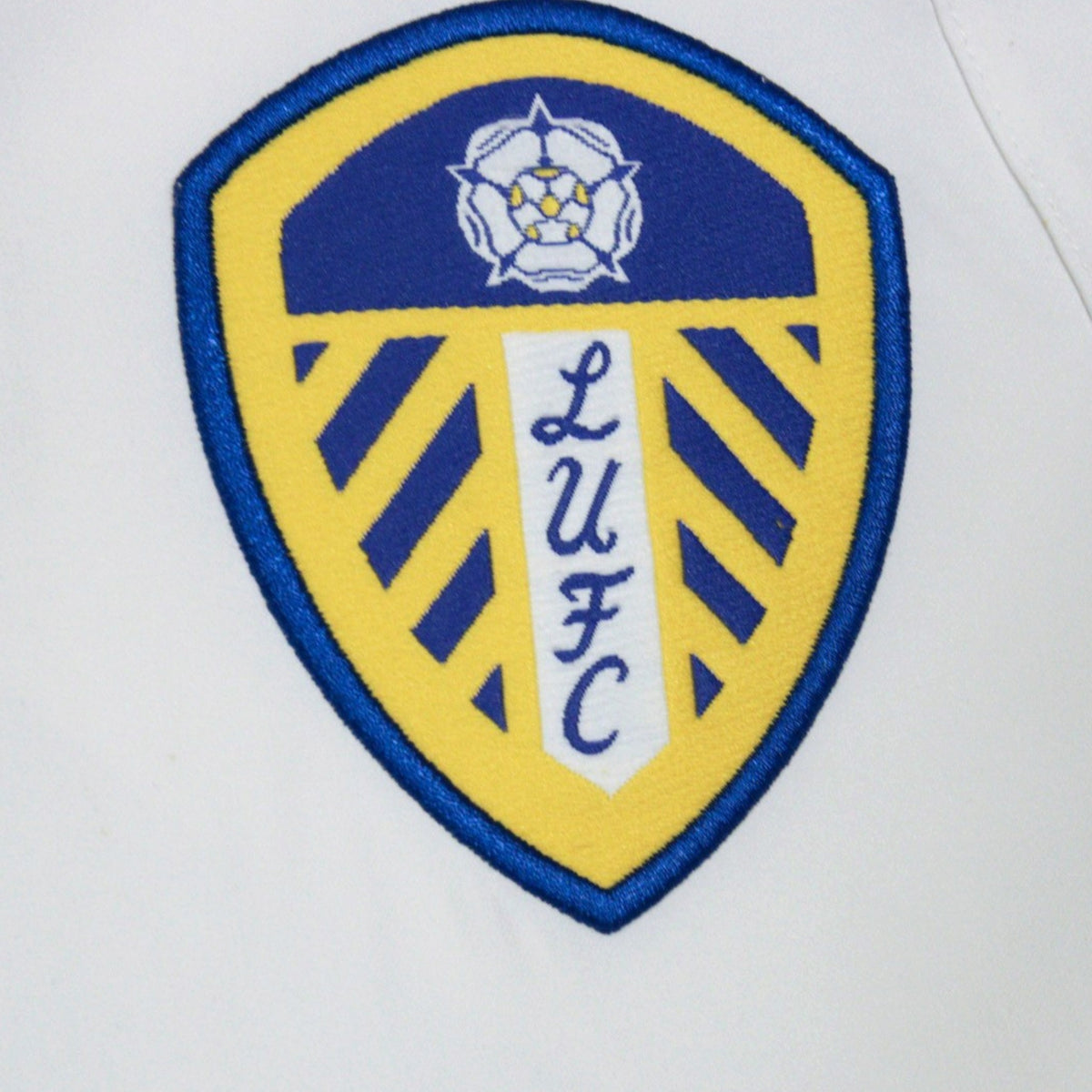 Close-up of the Leeds United crest detail
