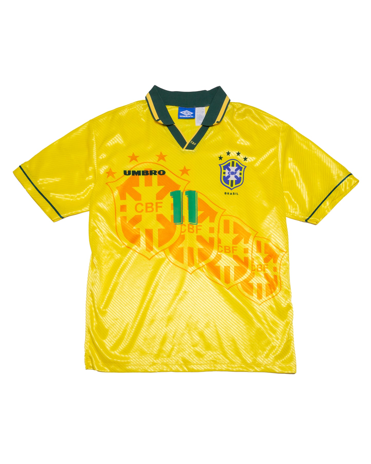 1994 Brazil Home Jersey Romario #11 (XL)