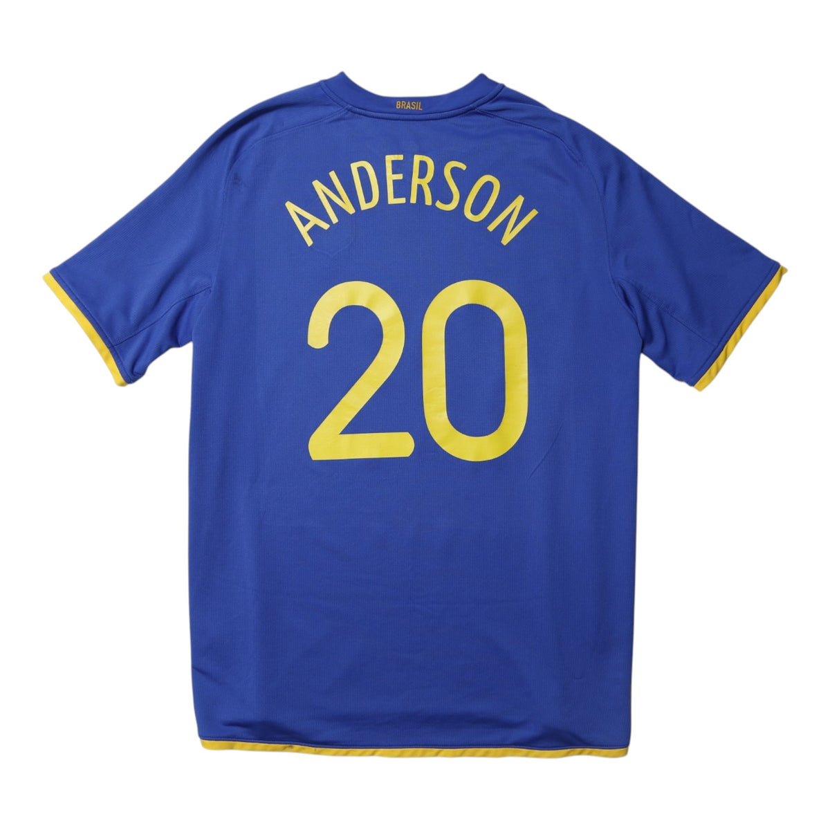 Brazil 2008/10 away shirt back with ANDERSON 20 printed