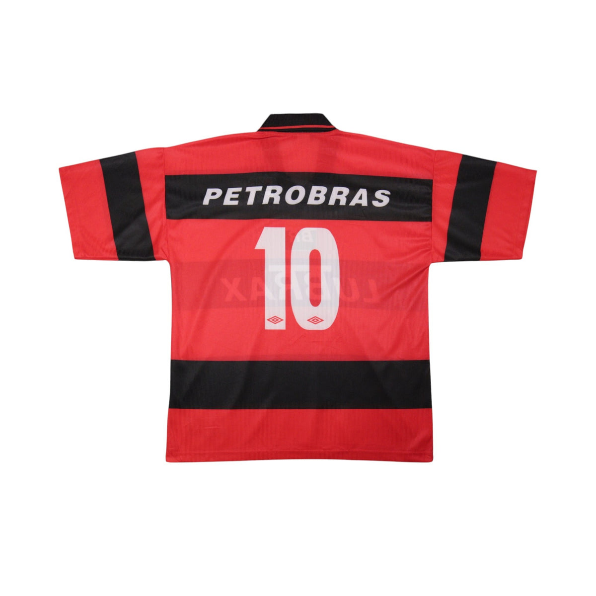 1999/00 Flamengo home shirt back detail showing Petrobras text and number 10