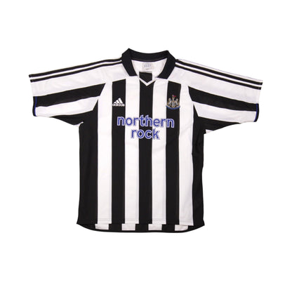 2004/05 Newcastle United home shirt front, black and white stripes with Northern Rock sponsor