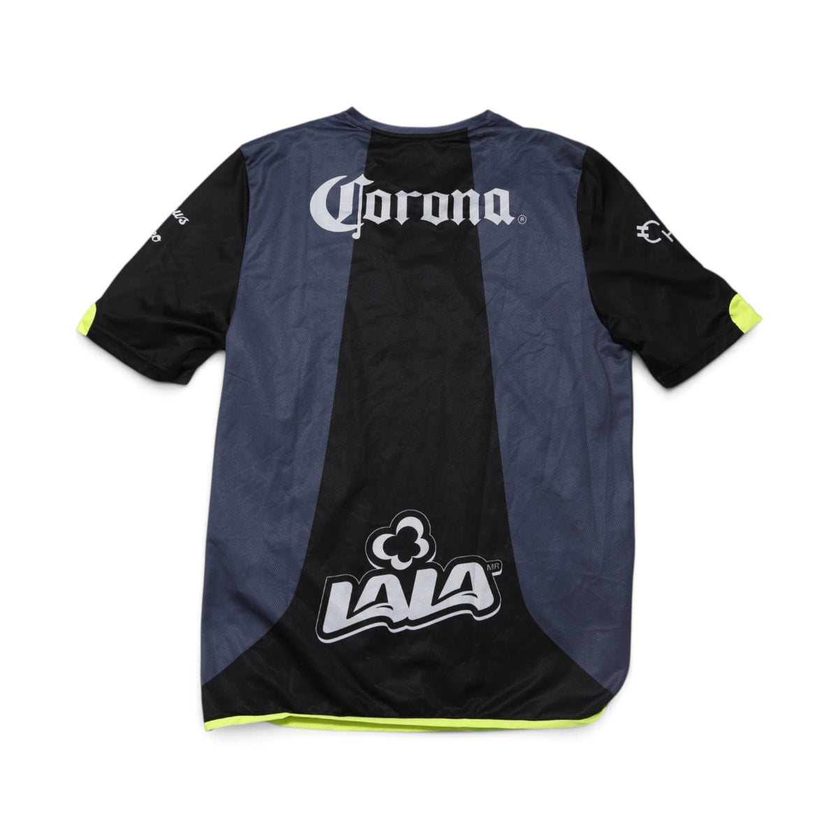 Santos Laguna 2015/16 away shirt back flat lay showing Corona and LALA branding