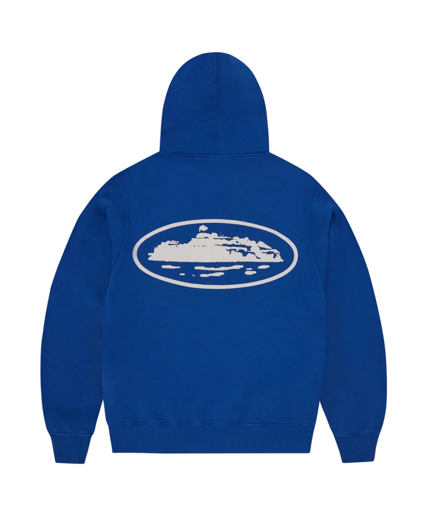 Corteiz Puff Print Zip Hoodie (Blue / Green / Navy)