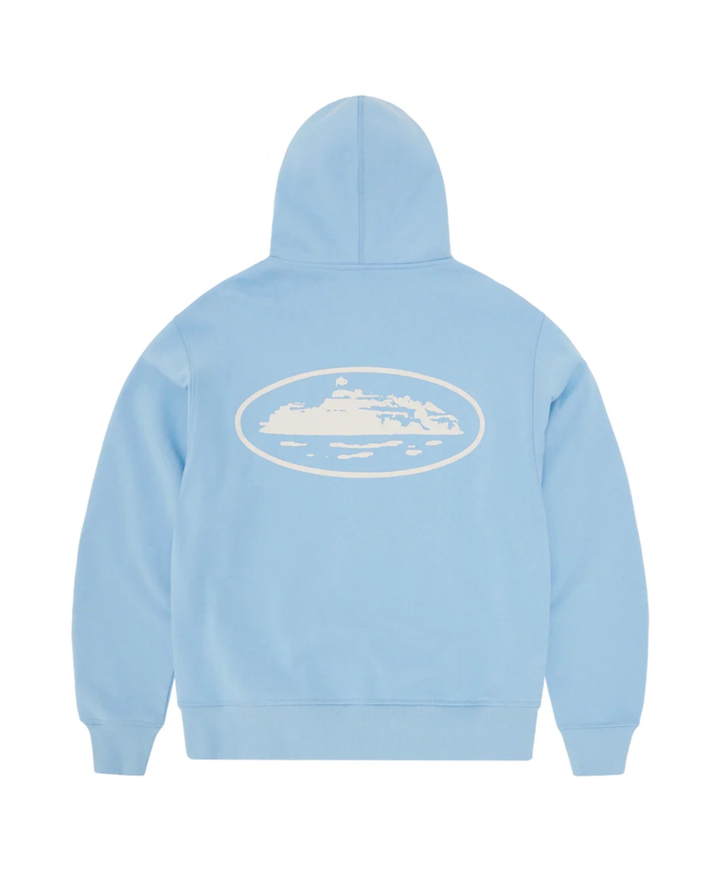 Corteiz Puff Print Zip Hoodie (Blue / Green / Navy)