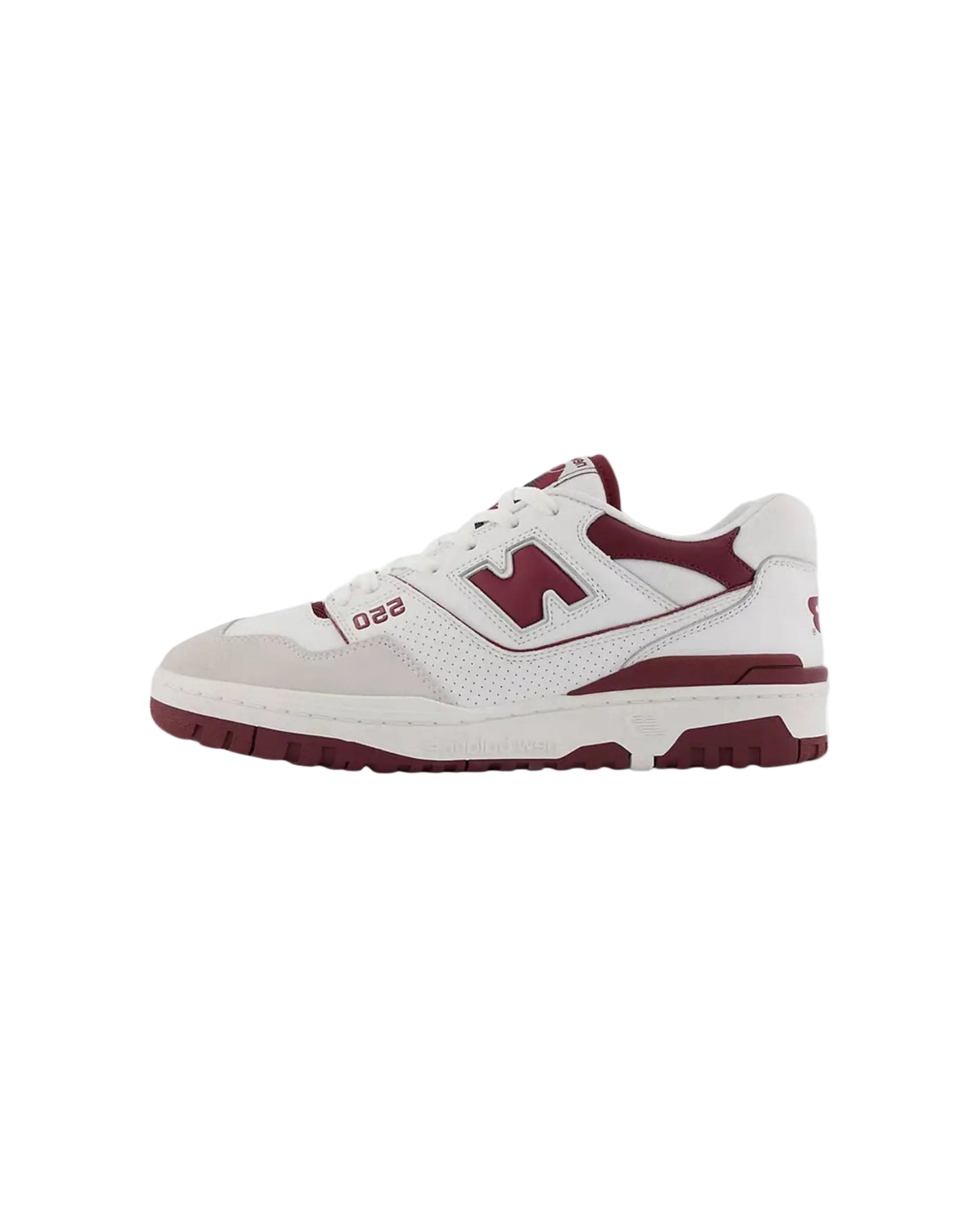 New Balance 550 White / Burgundy / Cyan