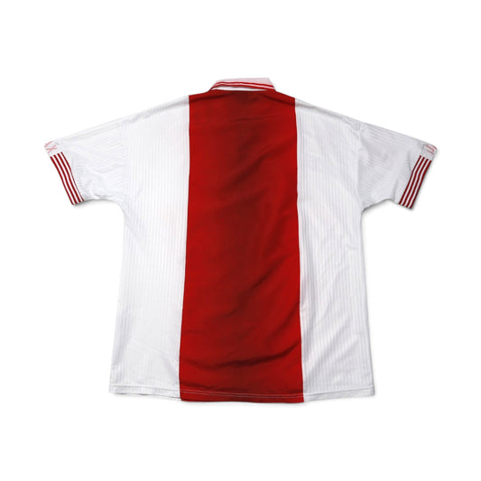 1997-98 Ajax home shirt back view showing ABN AMRO sponsor and Ajax crest