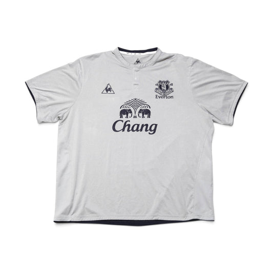 Everton 2011/12 third shirt back view showing grey colourway and Chang sponsor
