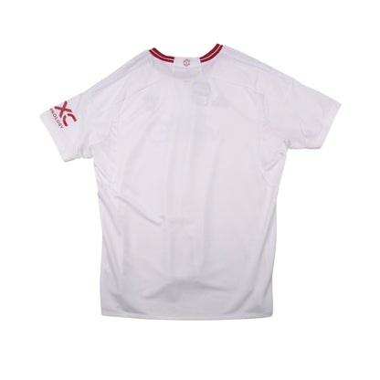 2023/24 Manchester United third shirt back view showing plain back and red collar trim