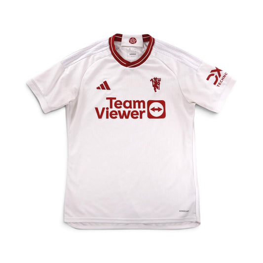 2023/24 Manchester United third shirt by adidas, front view showing TeamViewer sponsor and crest