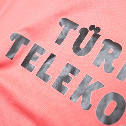 Close-up of the Türk Telekom sponsor print on the chest