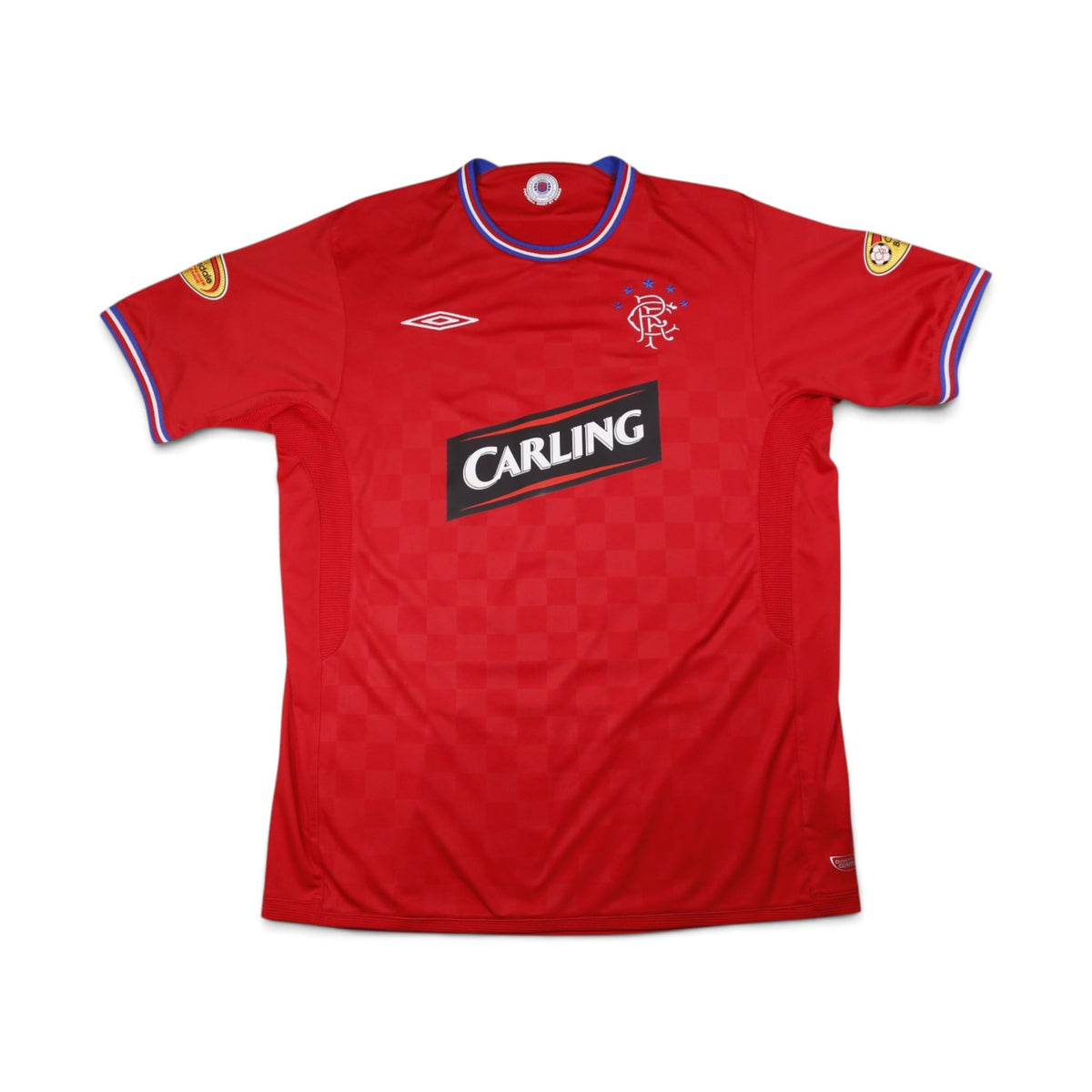 2009/10 Rangers away shirt front view with Carling sponsor and Umbro logo