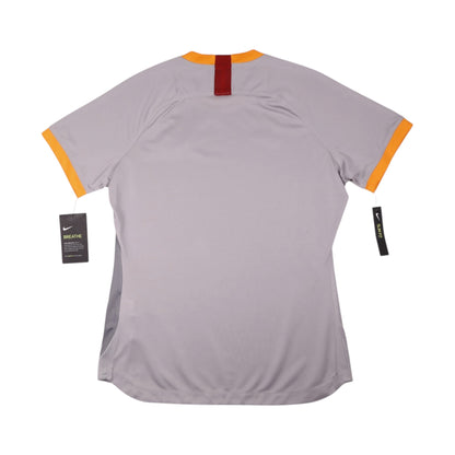 Galatasaray 2019/20 third shirt back view, grey with red mesh panel at neck