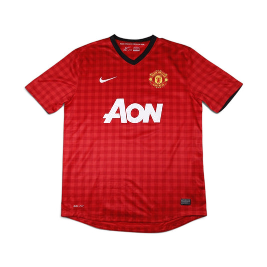 Manchester United 2012/13 home shirt front, Nike, AON sponsor, L