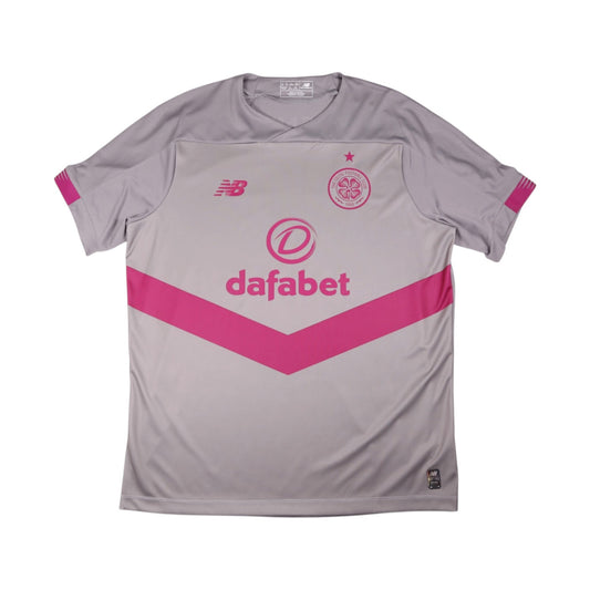 Celtic 2019/20 third shirt front view showing Dafabet sponsor and crest