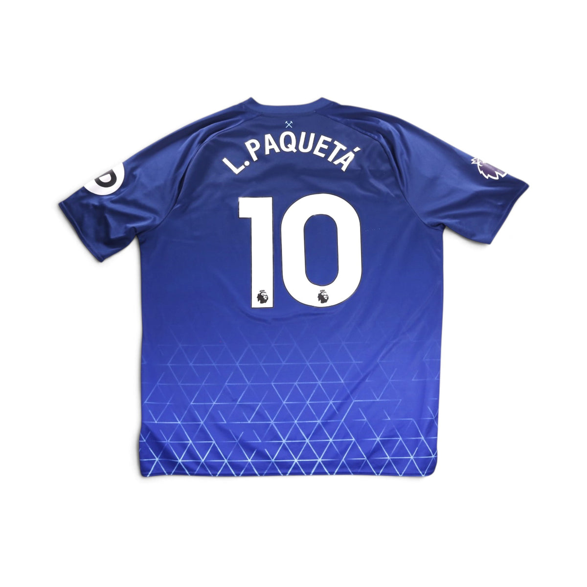 West Ham United away shirt back printed with L.Paquetá and number 10
